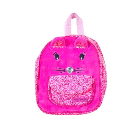 LAURA ASHLEY girls backpack KITTY CAT Like NEW - Picture 1 of 4